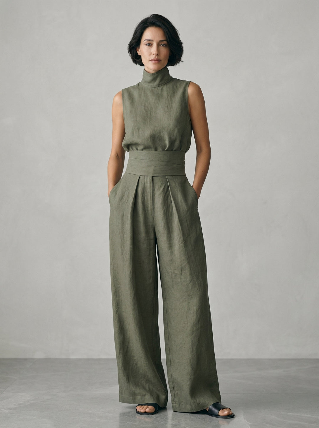ESSENTIEL - Ensemble de Haut Sans Manches Minimaliste