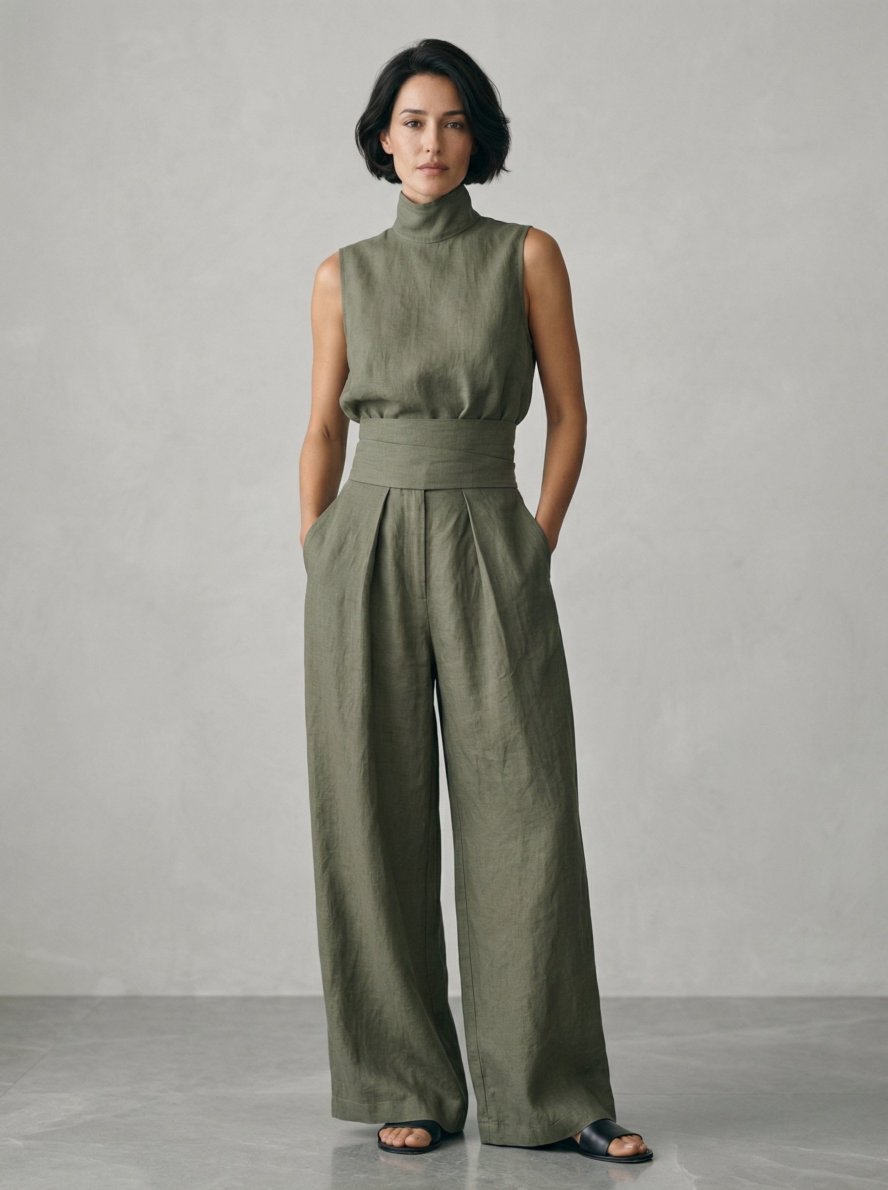 ESSENTIEL - Ensemble de Haut Sans Manches Minimaliste