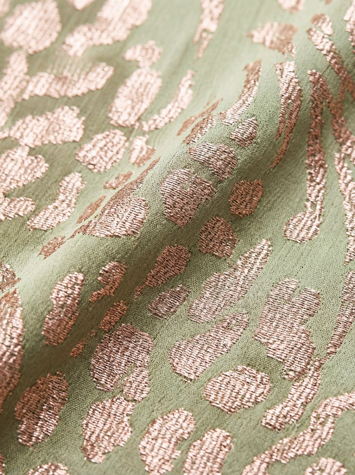 Calandra | Robe Élégante Imprimé Raffiné Taille Nouée