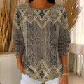 【Manches Longues】T-Shirt Rayé Vintage
