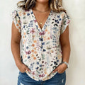 Evelyn | Blouse Vintage à Imprimé Floral