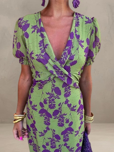 JANEY | ROBE D'ÉTÉ COLORÉE