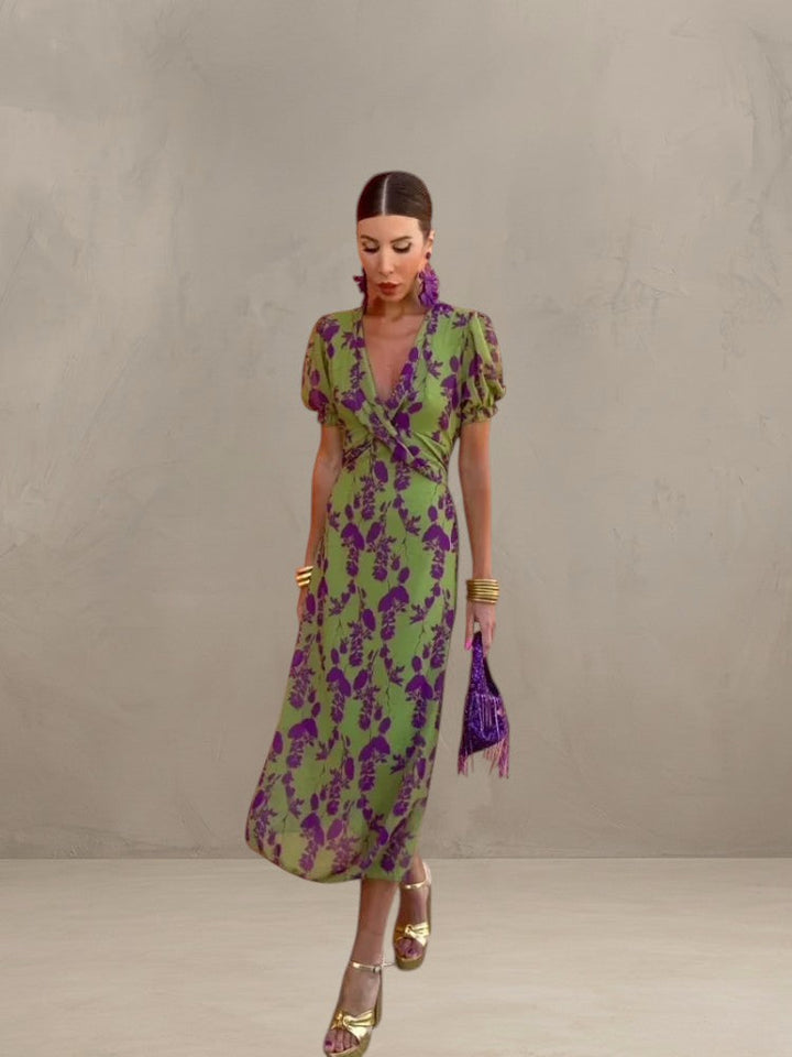 JANEY | ROBE D'ÉTÉ COLORÉE