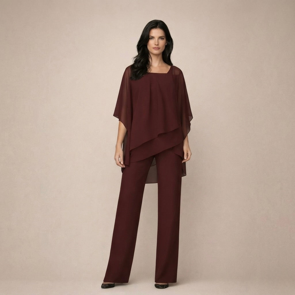 Clara | Ensemble Élégant Avec Top À Couches