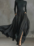 Alessia | Robe maxi taille haute