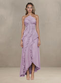 ISADORA | ROBE MAXI ÉLÉGANTE ASYMÉTRIQUE