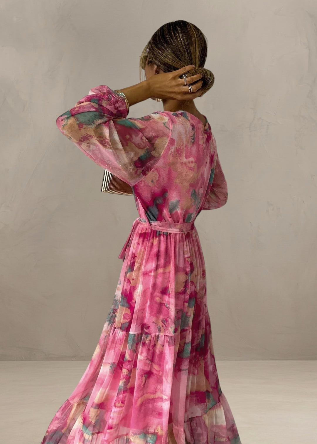 MOLLY | ROBE PORTÉE AVEC IMPRIMÉ FLORAL