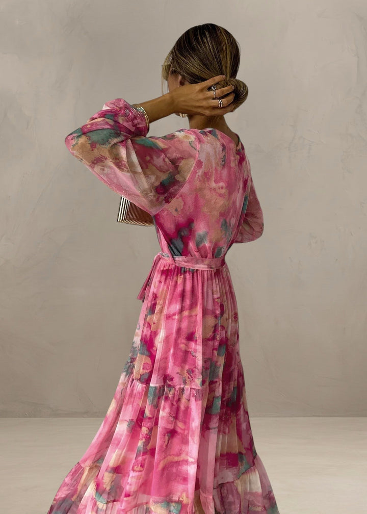 MOLLY | ROBE PORTÉE AVEC IMPRIMÉ FLORAL