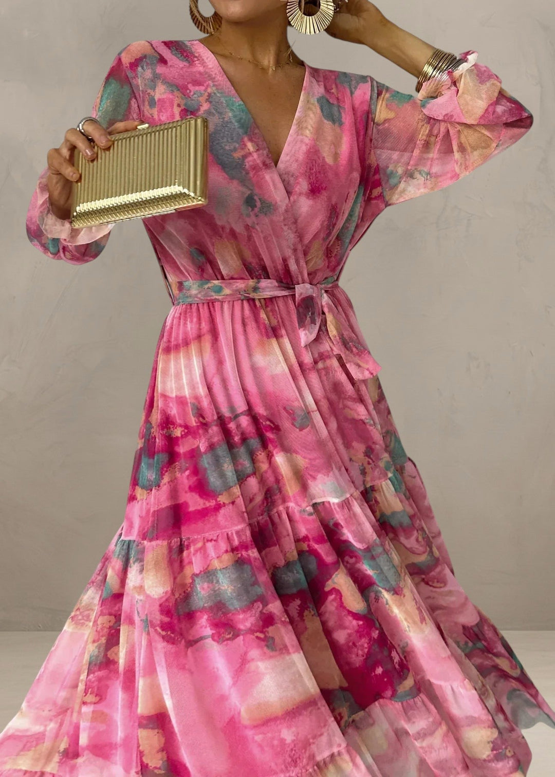 MOLLY | ROBE PORTÉE AVEC IMPRIMÉ FLORAL