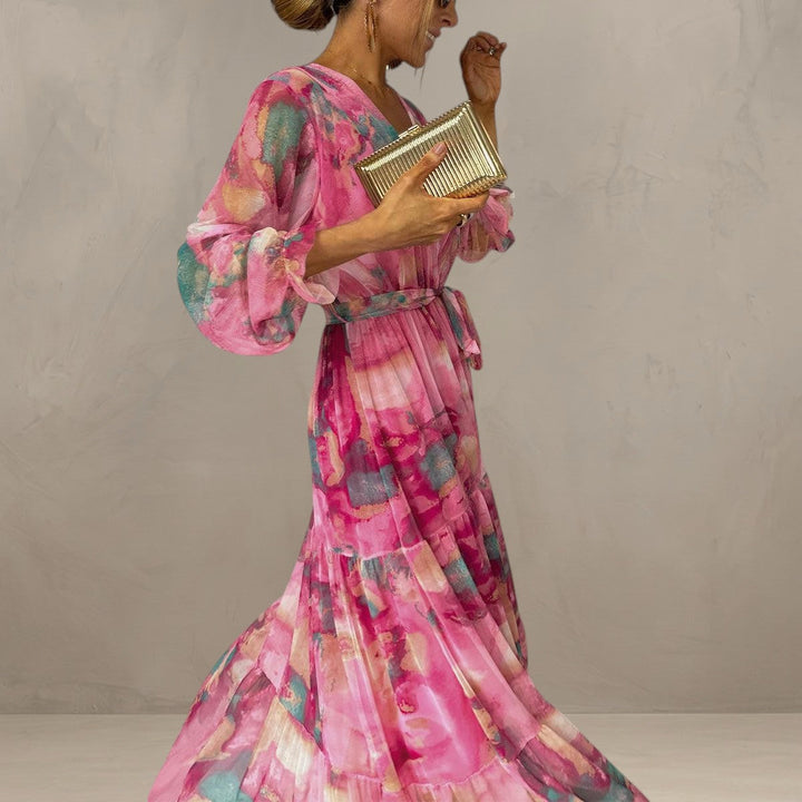 MOLLY | ROBE PORTÉE AVEC IMPRIMÉ FLORAL
