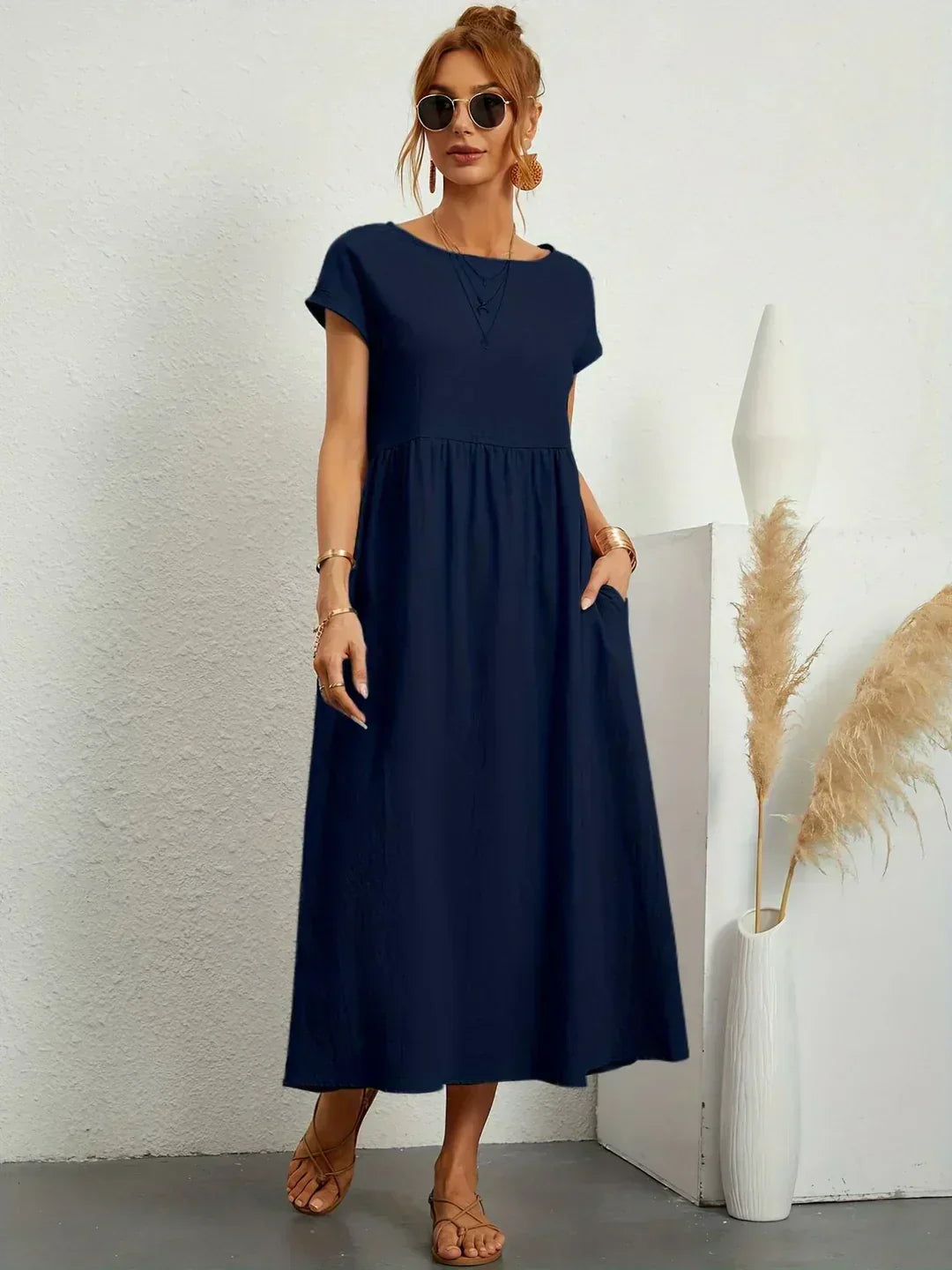 Ursina | Robe Midi Fluide