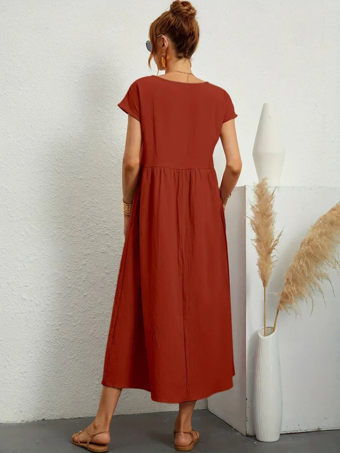 Ursina | Robe Midi Fluide
