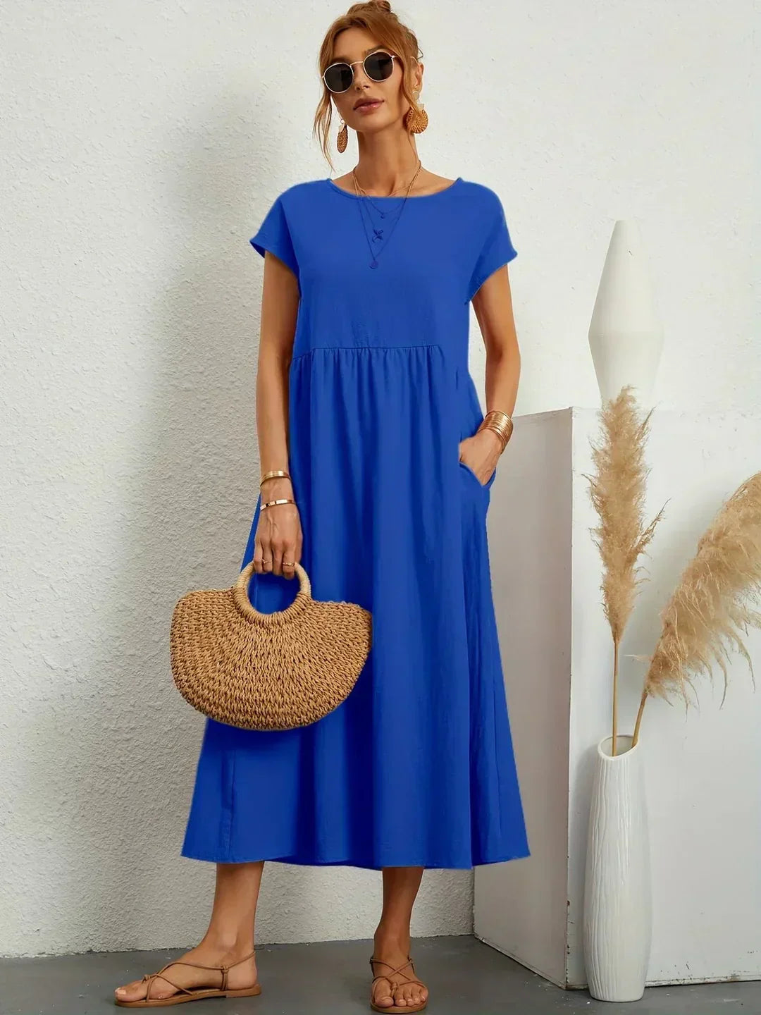 Ursina | Robe Midi Fluide