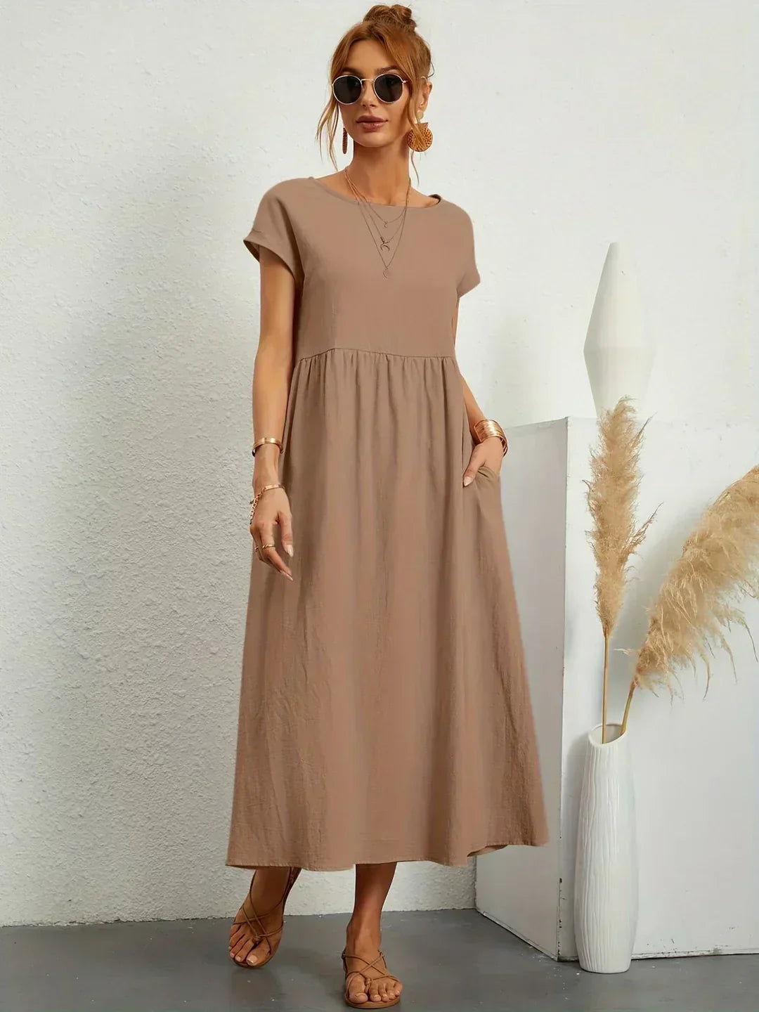 Ursina | Robe Midi Fluide