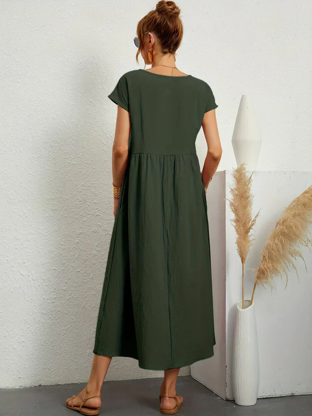 Ursina | Robe Midi Fluide