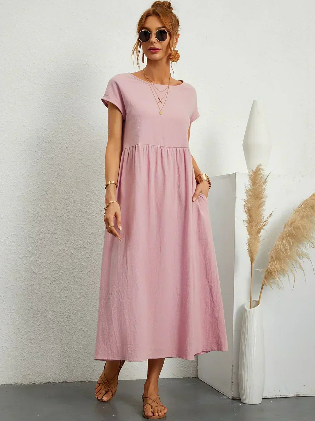 Ursina | Robe Midi Fluide