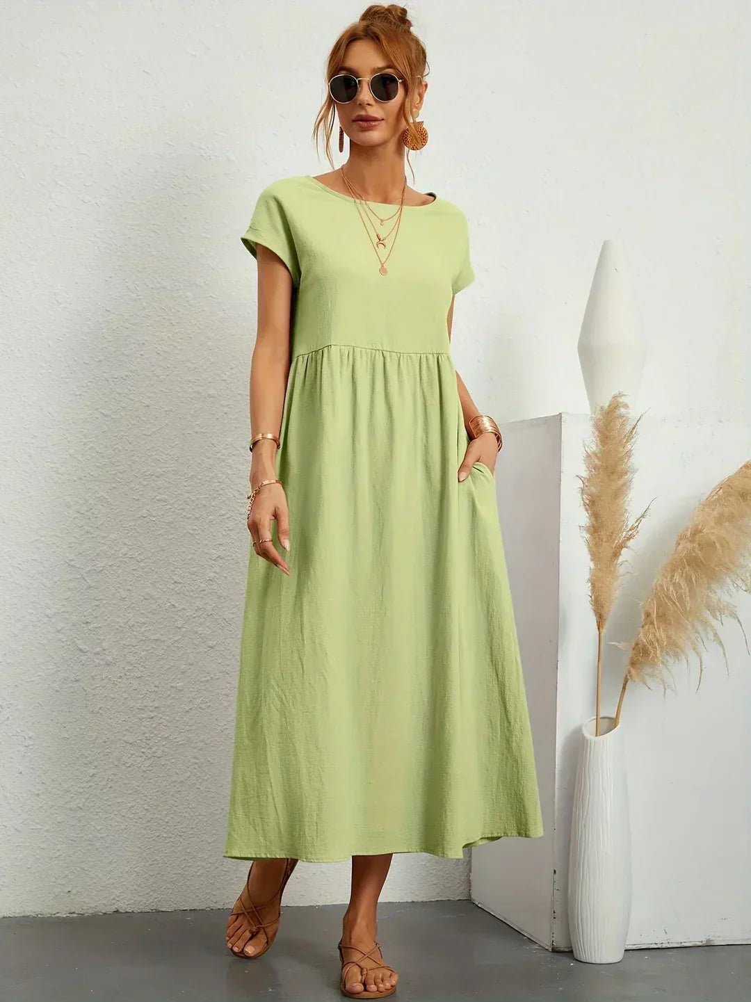 Ursina | Robe Midi Fluide