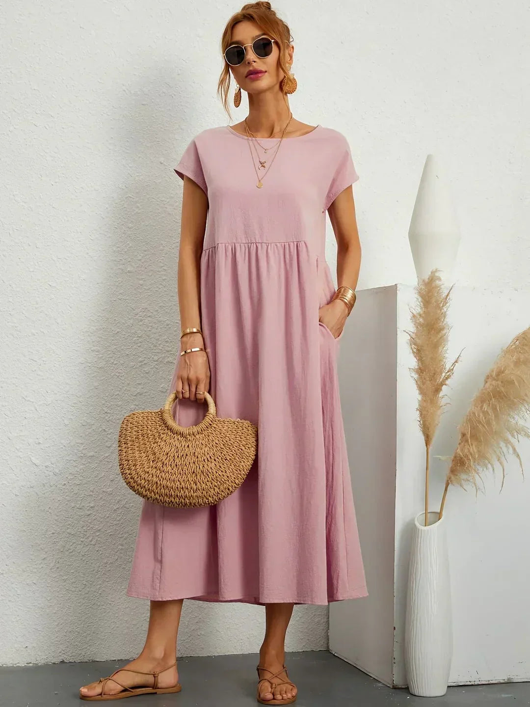 Ursina | Robe Midi Fluide