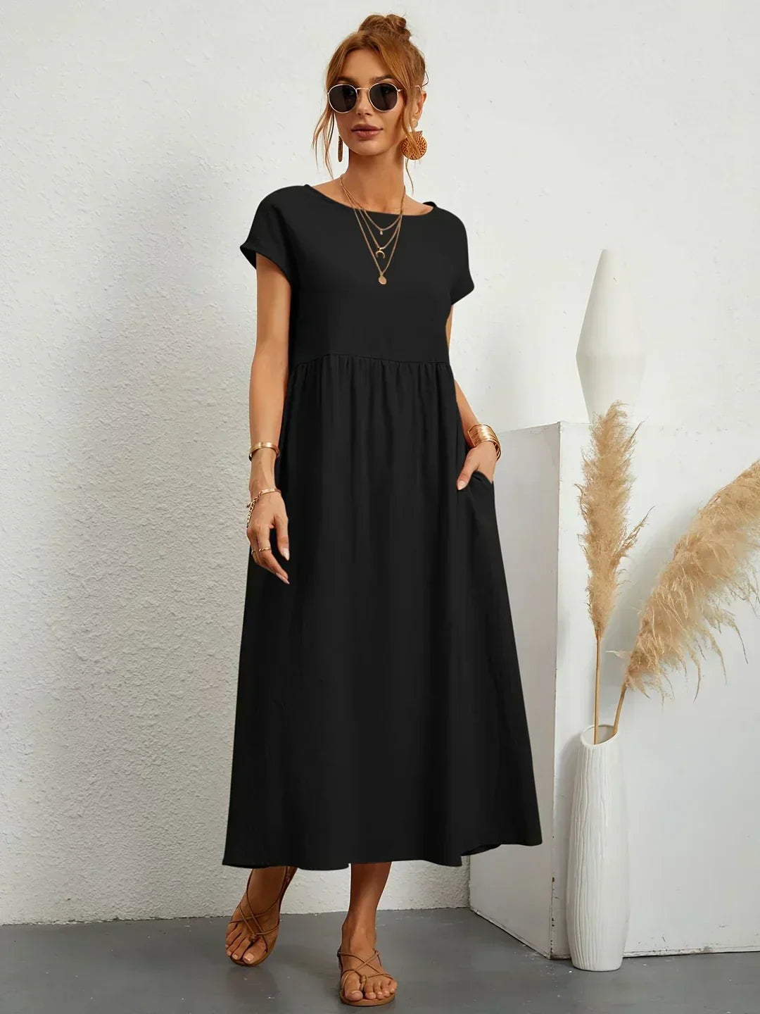 Ursina | Robe Midi Fluide