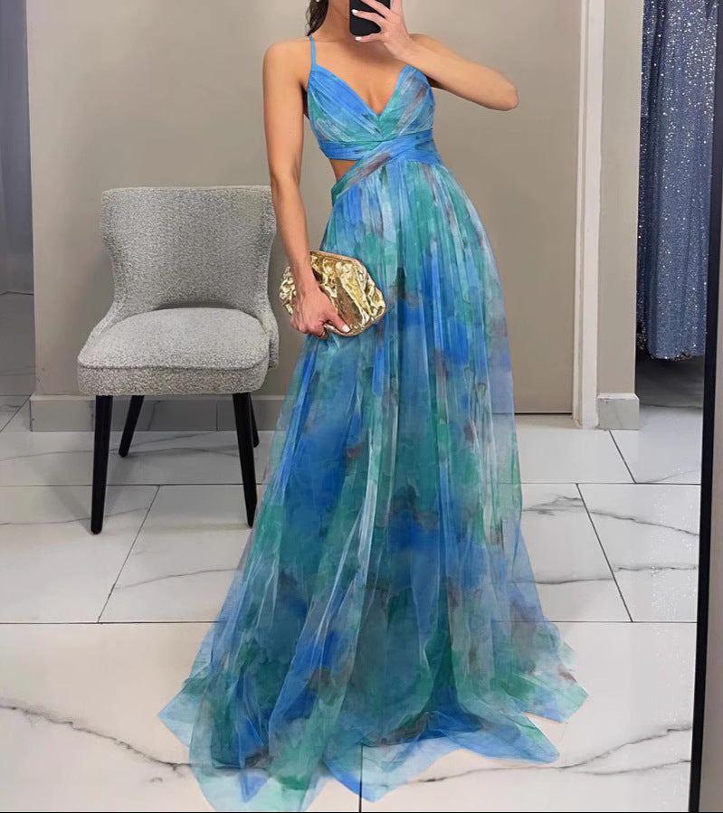 La Scintilla| Robe Maxi Élégance Florale