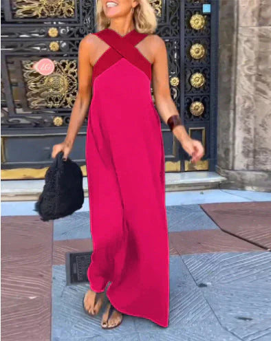 Quirine | Robe Maxi à Devant Enveloppé