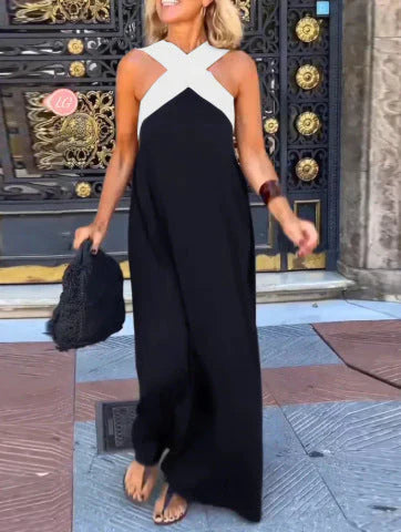 Quirine | Robe Maxi à Devant Enveloppé