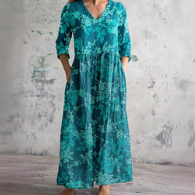 Marie | Robe Florale d'Été