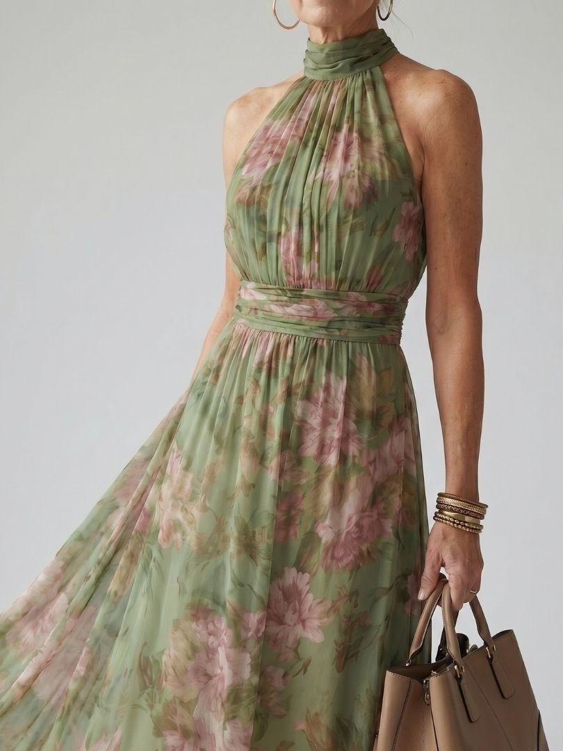 Naomi | Robe Maxi à Dos Nu