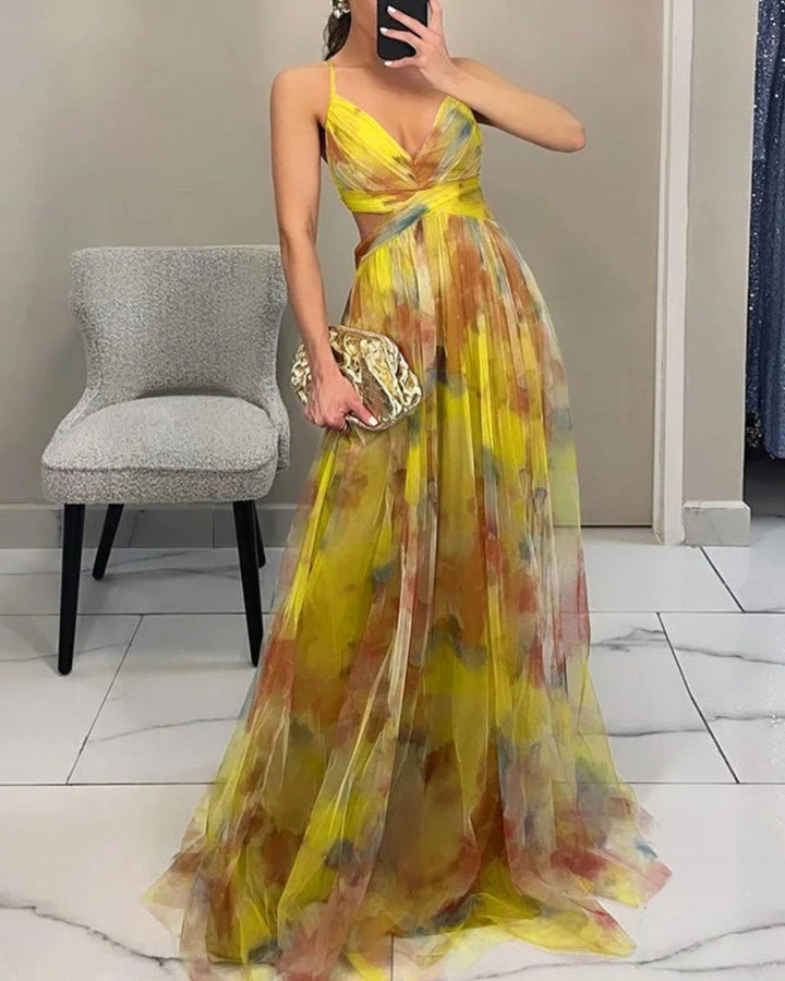 La Scintilla| Robe Maxi Élégance Florale