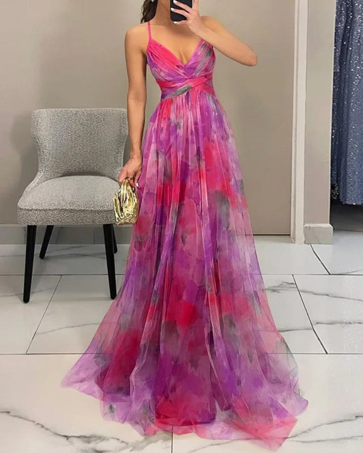 La Scintilla| Robe Maxi Élégance Florale