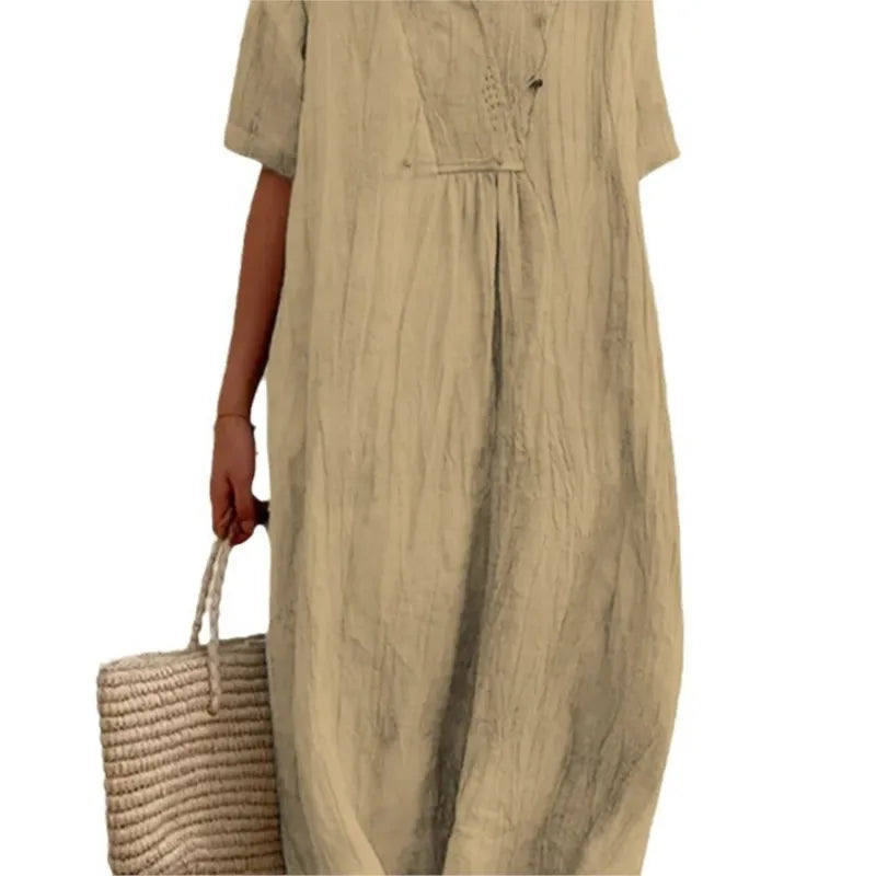 Silvana | Robe Maxi Texturée Décontractée
