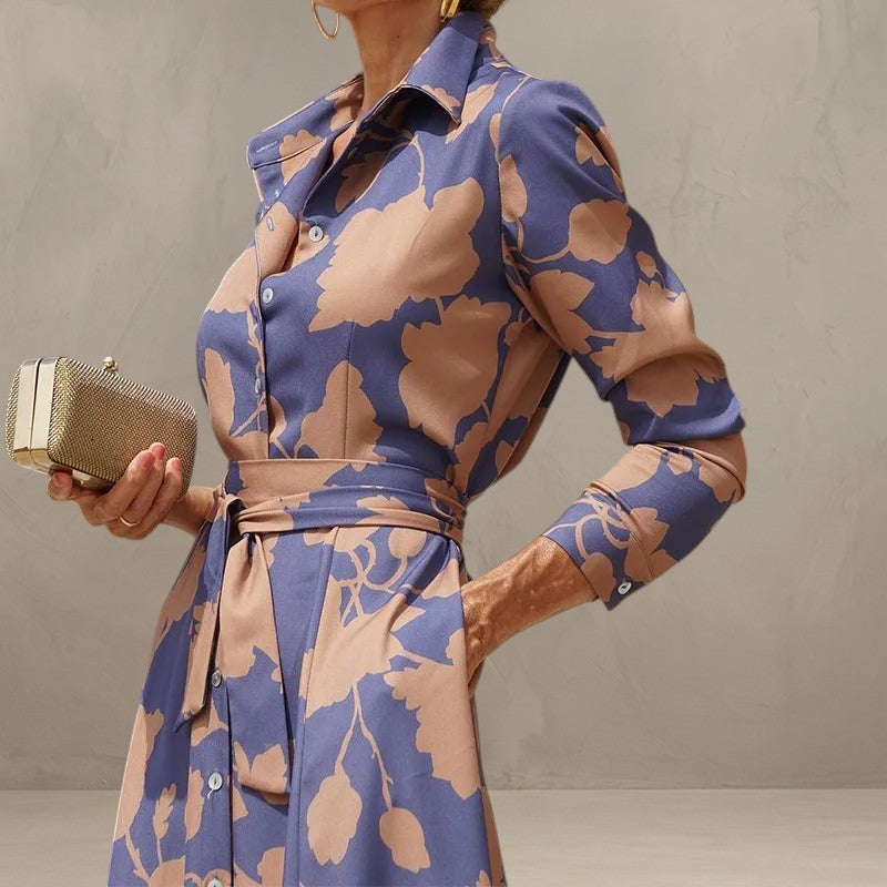 LYNN | ROBE ÉLÉGANTE À COL EN V