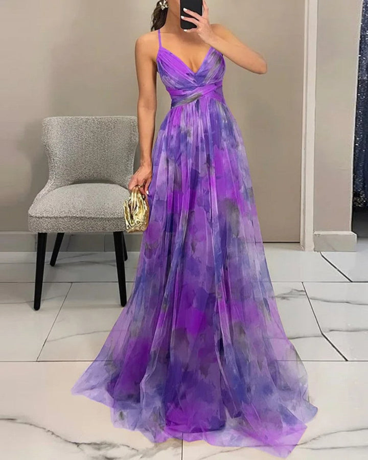 La Scintilla| Robe Maxi Élégance Florale