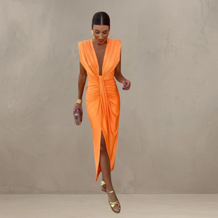 SOPHIA | ROBE PLIÉE ÉLÉGANTE
