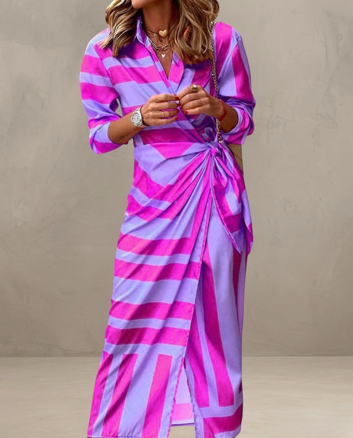 SINDERELLA | ROBE ENVELOPPE IMPRIMÉE