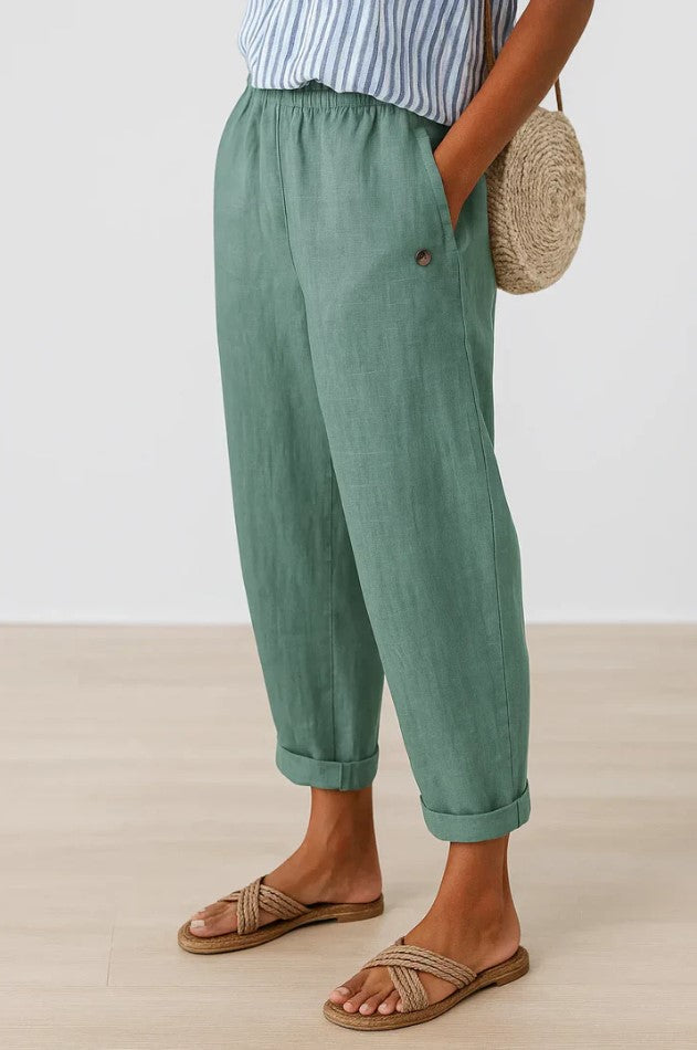 Stella | Pantalon en Lin Éternel