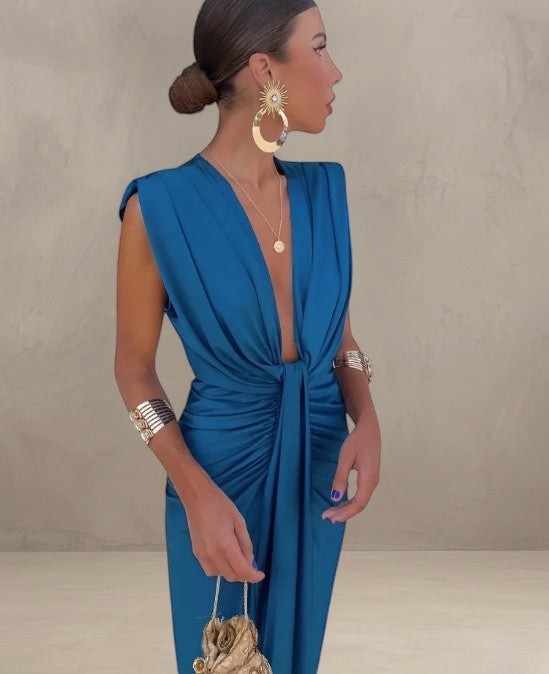 SOPHIA | ROBE PLIÉE ÉLÉGANTE