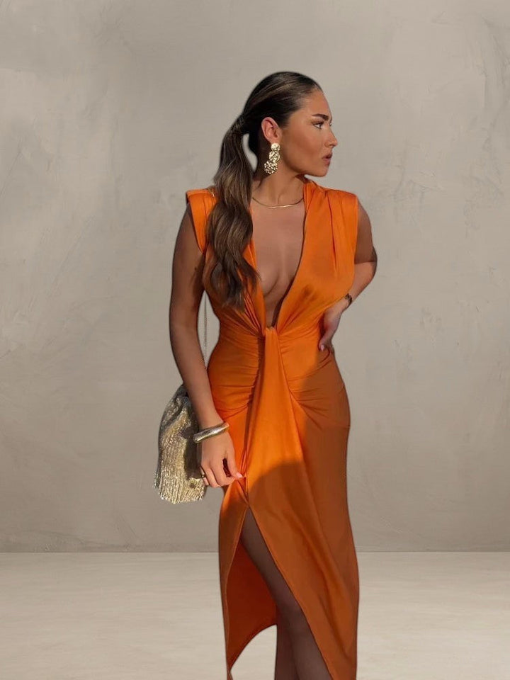 SOPHIA | ROBE PLIÉE ÉLÉGANTE