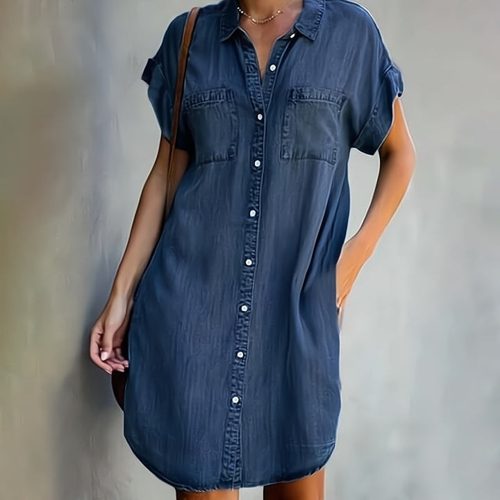 Helen | Robe Chemise à Boutons