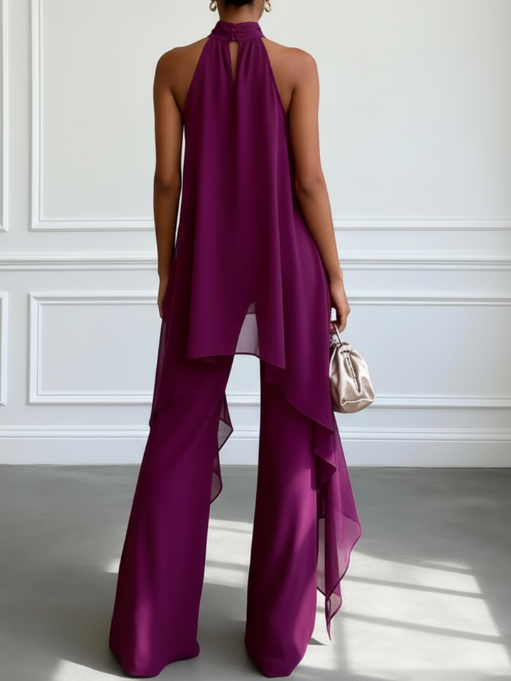 Ensemble Élégance Lilas en Deux Pièces