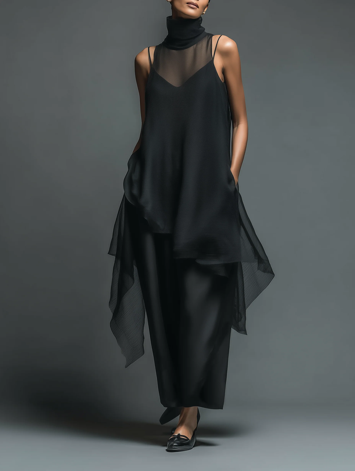 Ensemble Robe Slip Celeste