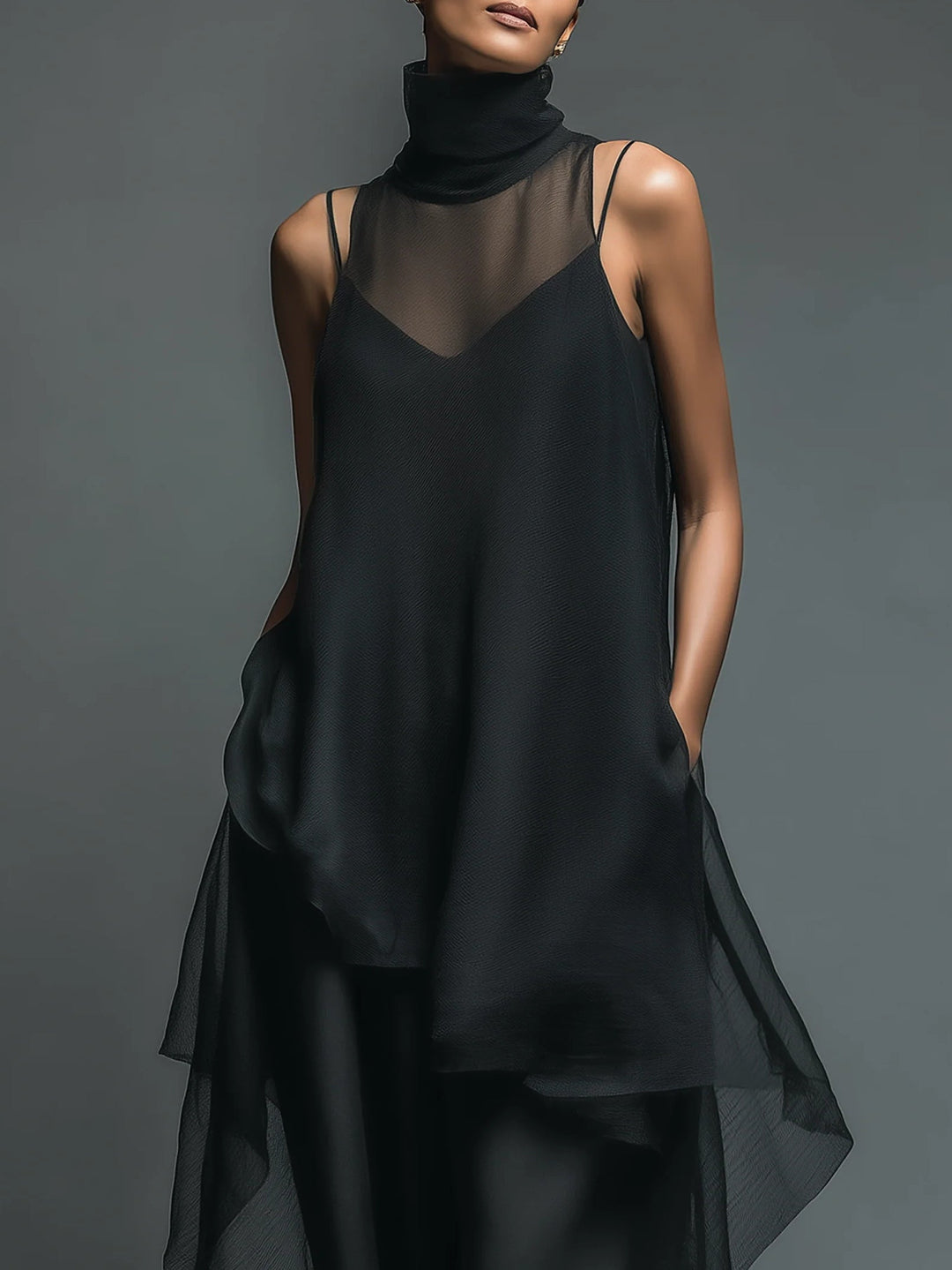 Ensemble Robe Slip Celeste