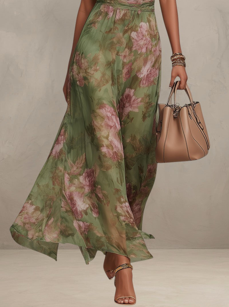 SOPHIE | ROBE D'ÉTÉ FLORALE ÉLÉGANTE