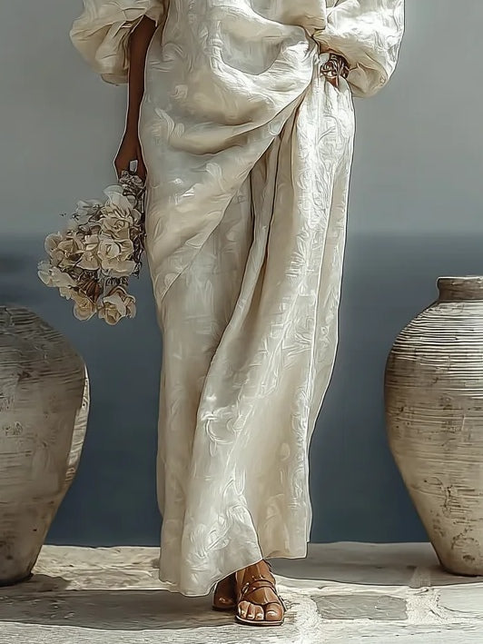 Ensemble Top Texturé Isabella et Pantalon Large