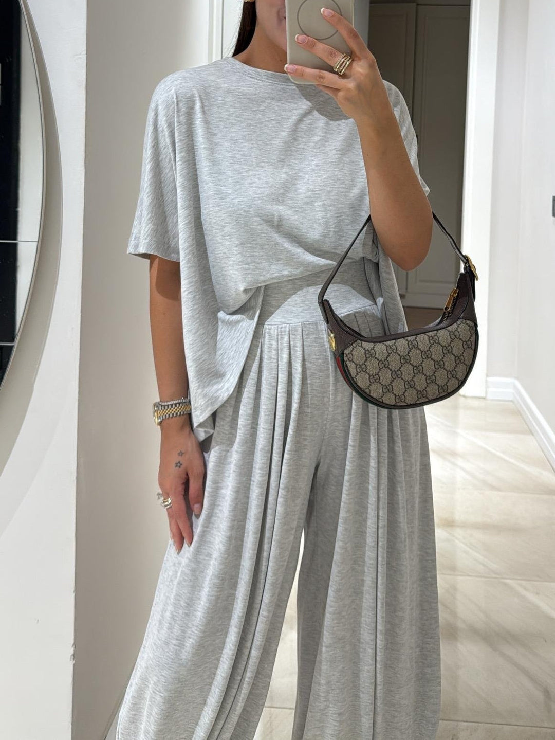 Ensemble Décontracté Gris Clair Sophie