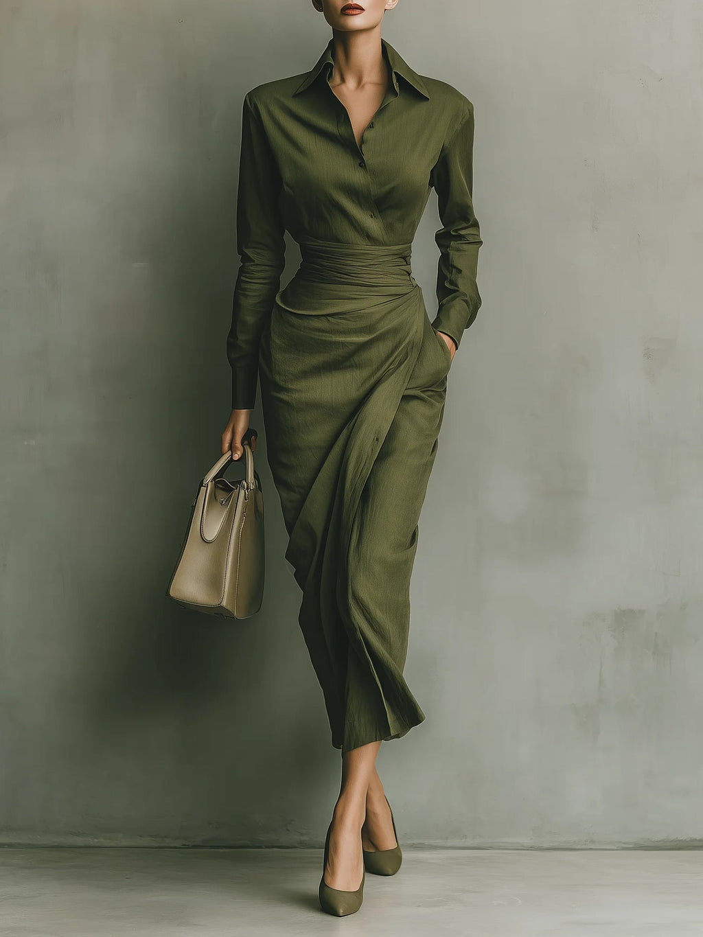Caterina | Robe maxi ajustée élégante