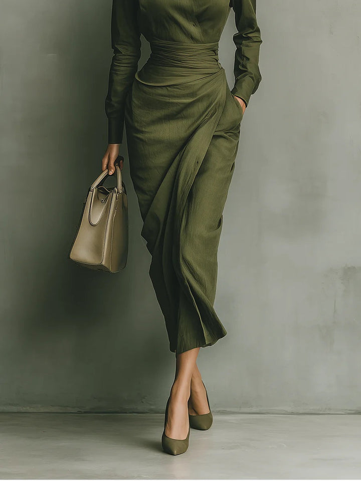 Caterina | Robe maxi ajustée élégante