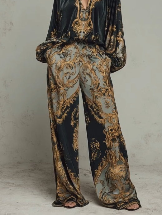Costume Imprimé Floral Baroque Isabella