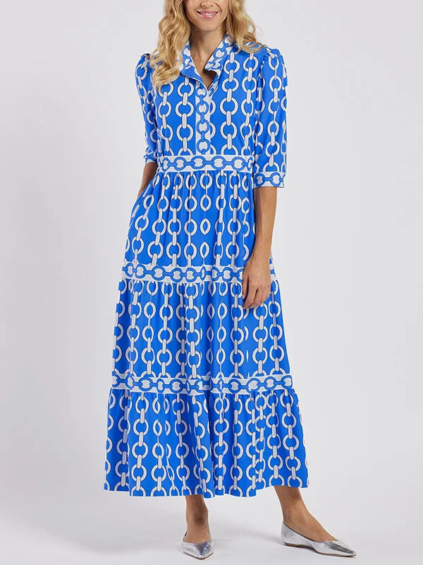 HAZEL | Robe Midi à Maillons