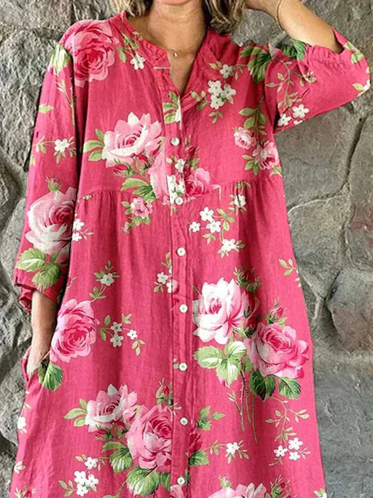 Nira | Robe Fleurie Artistique